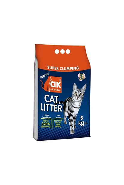 Akkum Ince Taneli Topaklasan Kedi Kumu 5 Kg X 2 Adet Trendyol