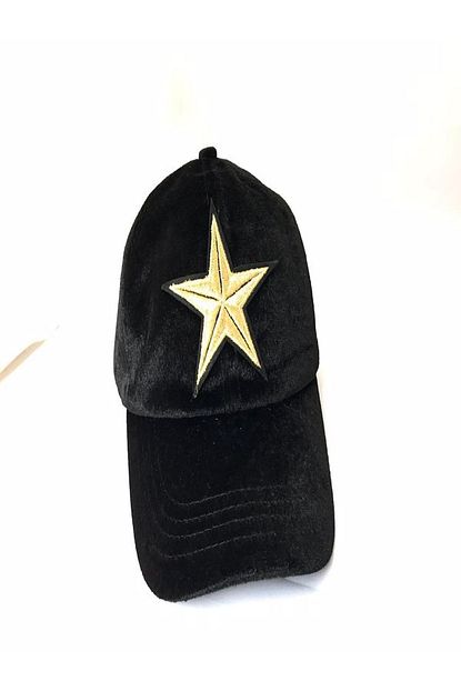 Hangnaval Gold Star Sapka Kadin Erkek Kadife Sapka Trendyol