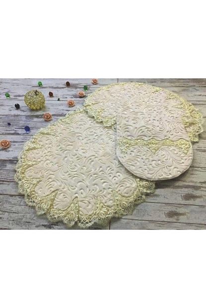 Merinos 3 Lu Fransiz Dantelli Banyo Paspasi Klozet Takimi Fiyati Yorumlari Trendyol