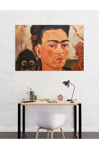 Dekoliya Yagli Boya Frida Kahlo Tablosu Trendyol