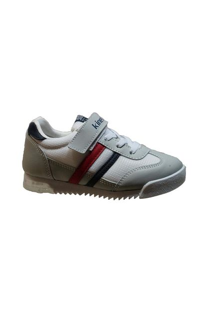 Kinetix Halley Mesh J Cocuk Gri Lacivert Kirmizi Gunluk Spor Ayakka Trendyol
