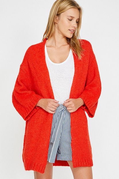 Koton Kadin Kirmizi Hirka 9kak92971ht Trendyol