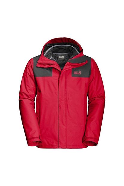 Jack Wolfskin Rocky Pass Erkek Kirmizi Spor Ceket 1109591 2505 Trendyol