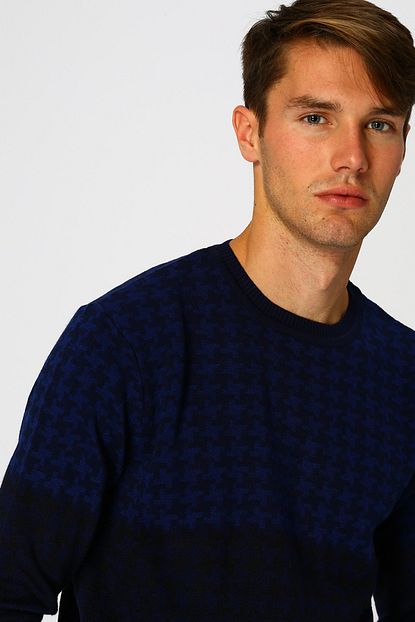 North Of Navy Erkek Saks Kazak 502953192 Boyner Trendyol