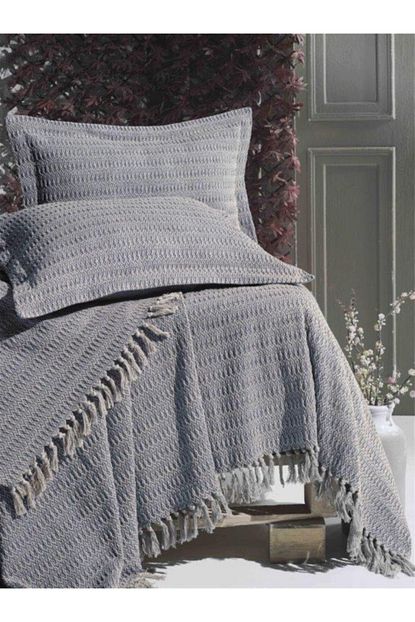 Evim Home Iplik Boya Etnik Pamuk Eftan Yatak Ortusu Trendyol