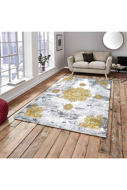 Madame Clean Home Ipek Kadife Lastikli Hali Ortusu Mk020 Trendyol