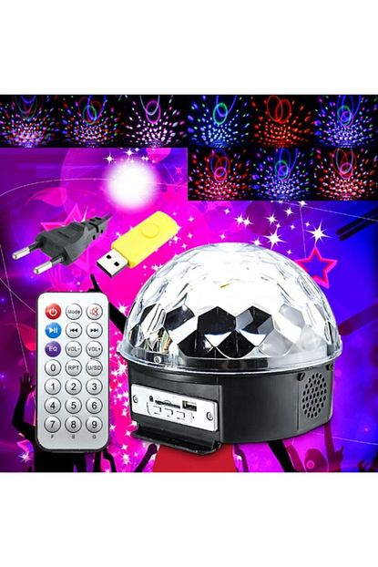 Blue Inter Disko Topu Isikli Kure Mp3 Usb Calar Bluetooth Hoparlor Trendyol