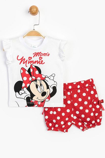 Minnie Mouse Disney Minnie Mouse Bebek Sortlu Takim Trendyol