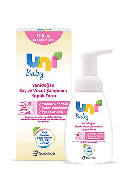 Uni Baby Yenidogan Bebek Kopuk Sampuani 200 Ml Trendyol
