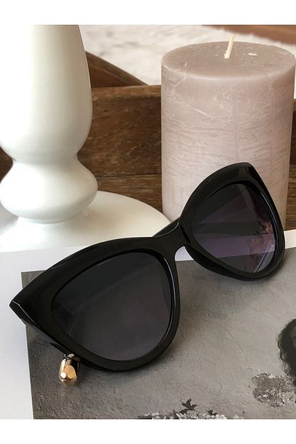 Aychaaksesuar Kadin Siyah Kedi Model Gunes Gozlugu Trendyol
