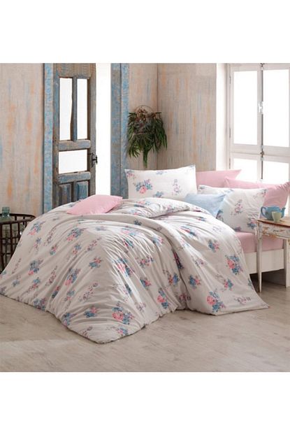 Altinbasak Giselle Pembe Ranforce Cift Kisilik Nevresim Takimi Trendyol