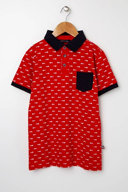 North Of Navy Erkek Cocuk Kirmizi Tisort Boyner Trendyol