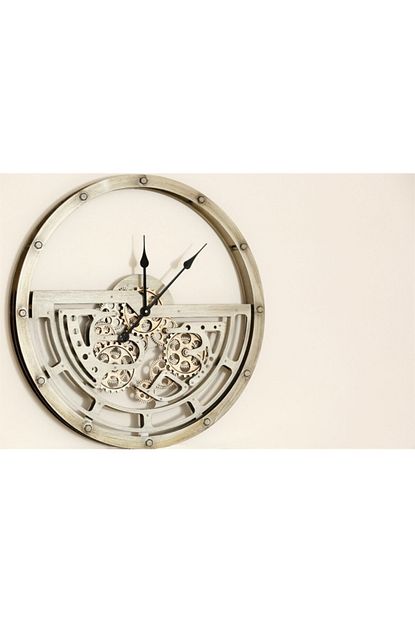 Perotti Arow Eskitme Metal Retro Vintage Buyuk Boy Carkli Duvar Saati Trendyol