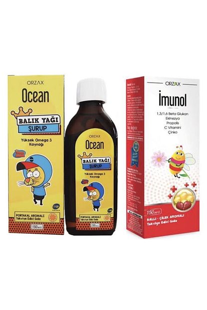 Ocean Orzax Balik Yagi Surubu Portakal Aromali 150 Ml Imunol Surup 150 Ml Trendyol