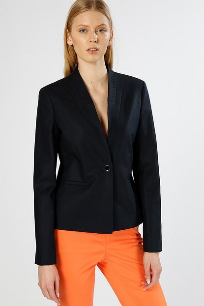 Fabrika Kadin Lacivert Blazer Ceket 502679202 Boyner Trendyol