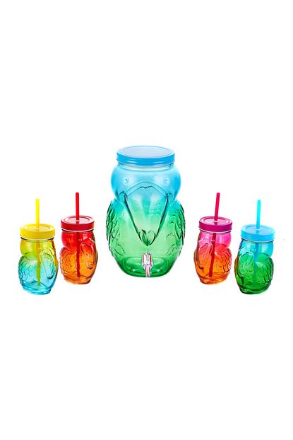 Karaca Renkli Tucano 4 Lu Standli Mug Set Trendyol