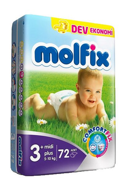 Molfix Bebek Bezi Dev 3 Beden 66 Adet Midi Plus Trendyol