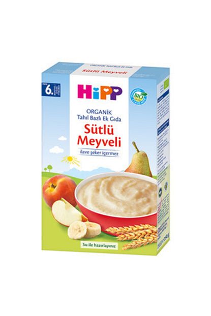 Hipp Organik Sutlu Meyveli Tahil Bazli Ek Gida 250gr Trendyol
