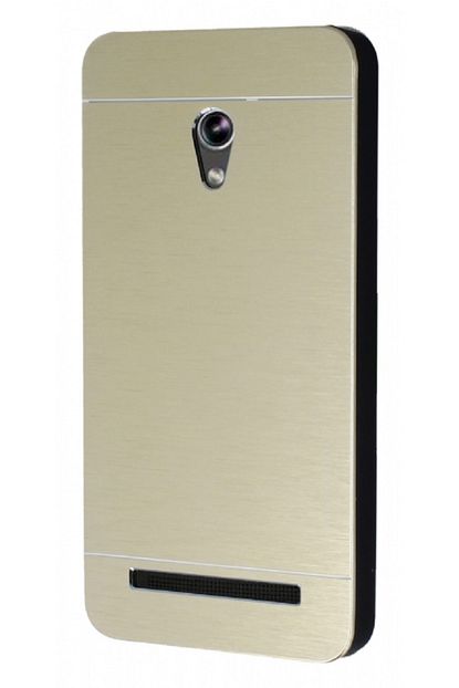 Motomo Asus Zenfone 5 Lite Metal Gold Rubber Kilif Trendyol