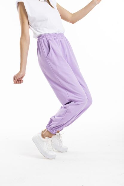 Bunubanayolla Bel Ve Pacasi Kalin Lastik Detayli Lila Esofman Alti Fiyati Yorumlari Trendyol