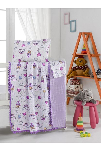 Tekstil Butigim Bebek Muslin Pike Seti Trendyol