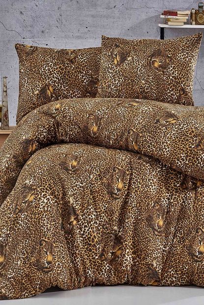 Majeste Leopar Desenli Ranforce Nevresim Takimi 3111 Trendyol