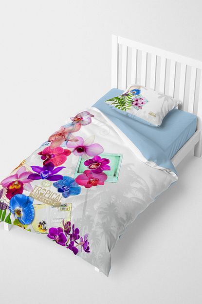 Monohome Viola 3d Dijital Baskili Tek Kisilik Nevresim Takimi Trendyol