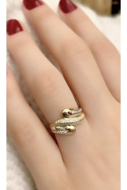 Marylebone Silver Altin Kaplama Tasarim Gumus Yuzuk Trendyol