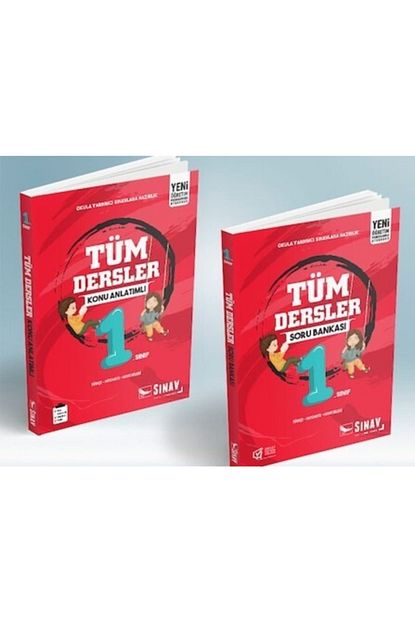 Sinav Yayinlari 1 Sinif Tum Dersler Kampanyali Set 2 Kitap Trendyol