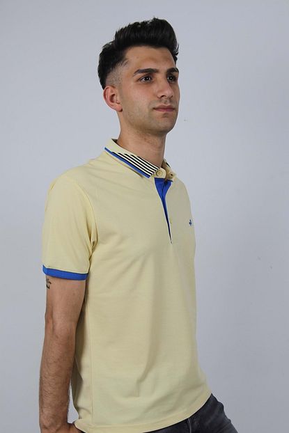 Blackcoach Sari Erkek Polo Yaka Slim Fit T Shirt Trendyol