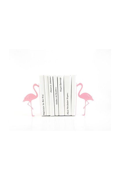 Simge Yapi Dekorasyon Flamingo Figurlu Dekoratif Metal Kitap Tutucu Kitap Destegi Trendyol