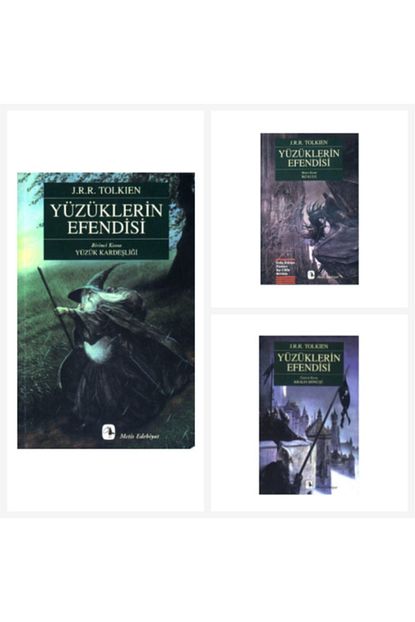 Metis Yayinlari Yuzuklerin Efendisi 3 Kitap Set J R R Tolkien Trendyol