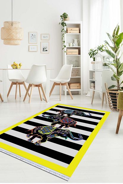 Rugviva Kaymaz Tabanli Makinede Yikanabilir Hali Rv238 Filli Trendyol
