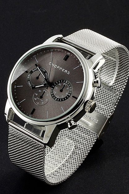 Choppers Metal Hasir Kordon Erkek Kol Saati 0033 Trendyol