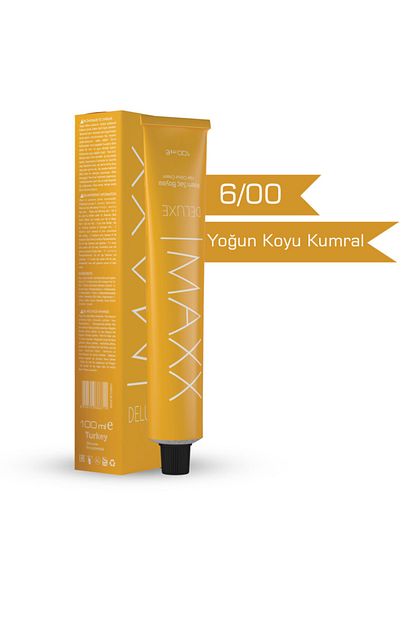 Maxx Deluxe 6 00 Yogun Koyu Kumral Krem Sac Boyasi 100ml Trendyol