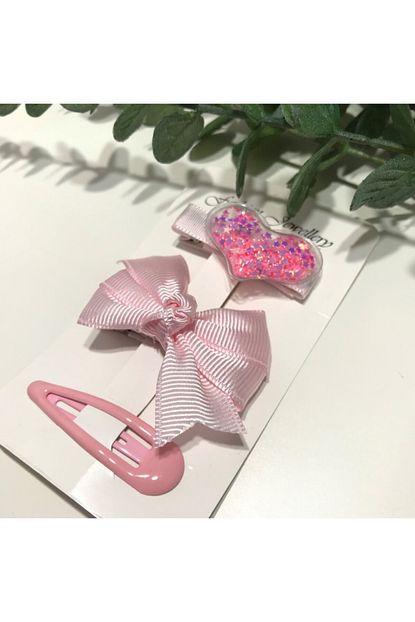 Motif Aksesuar Pembe 3 Lu Cocuk Bebek Toka Seti Trendyol