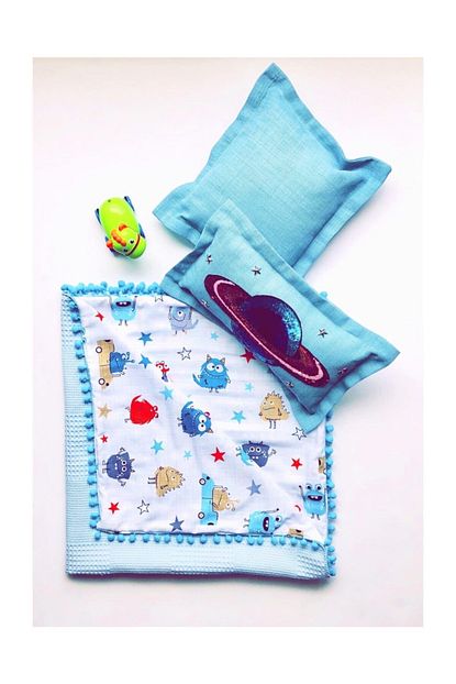 Lavin Bebek Battaniye Pike Ortu Ve Yastik Seti Trendyol