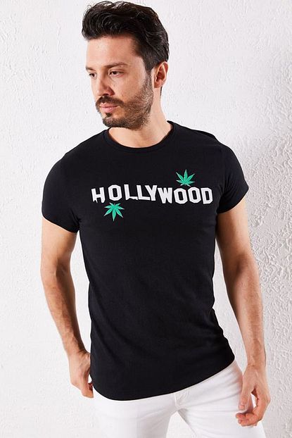 Zafoni Erkek Siyah T Shirt Trendyol