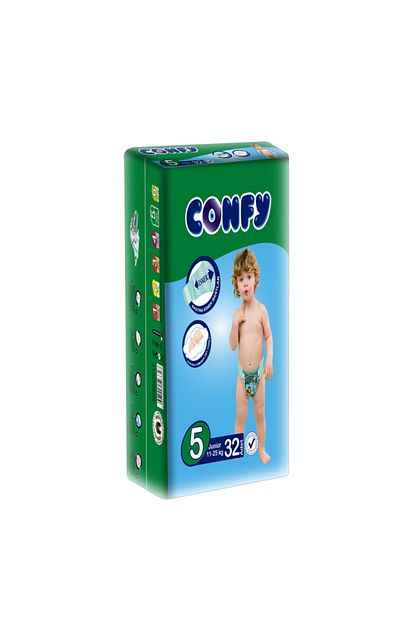 Confy 5 Beden Junior 32 Adet Bebk Bezi Trendyol