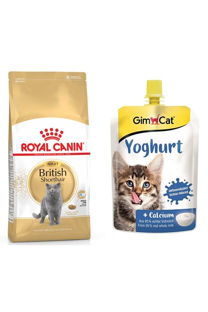 Royal Canin Yetiskin British Shorthair Kedi Mamasi 4 Kg Gimcat Yogurt Kedi Odulu 150 Gr Trendyol