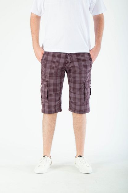 Luppo Club Kargo Cepli Ekose Murdum Erkek Sort 5055 Trendyol