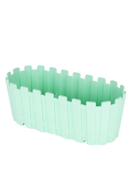 Bimbambom Acik Yesil Akasya Cit Saksi Bahce Balkon Saksi Renkli Saksi 30 Cm Trendyol