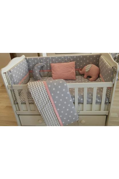 Yuar Baby Bebek Pembe Pamuklu Filli Yastikli 60 120 Bebek Uyku Seti Trendyol