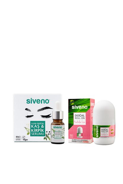 Siveno Dogal 2 Li Roll On Kadinlar Icin 50 Ml Kas Kirpik Serumu 10 Ml Trendyol