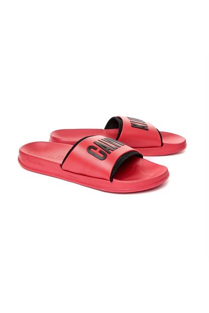 Calvin Klein Kirmizi Erkek Terlik Trendyol