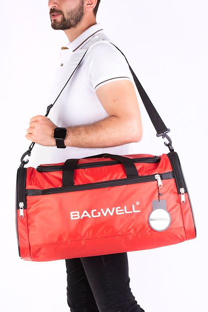 Bagwell Yeni Sezon Unisex Buyuk Kirmizi Spor Ve Seyahat Cantasi Trendyol