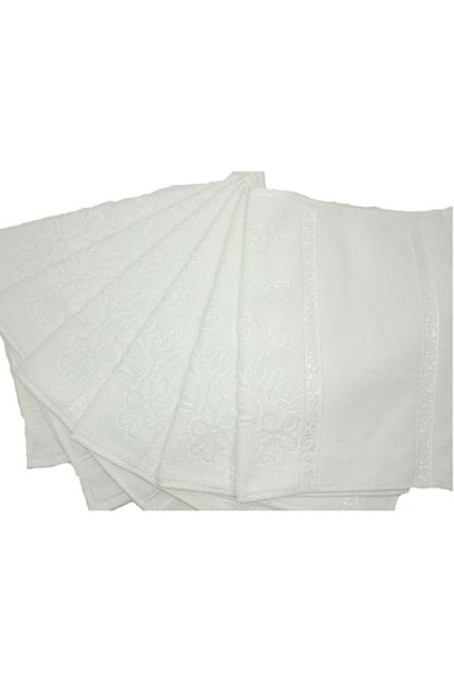 Bursa 6 Li Etaminli Havlu 30x50 Cm Mutfak Havlusu Ebati Kanavice Islemelik Beyaz Trendyol