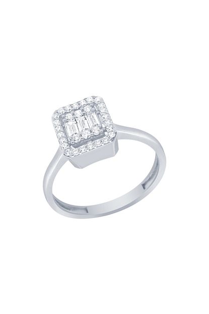 Diamond Line Gulaylar Altin 14 Ayar Baget Tasli Yuzuk Trendyol