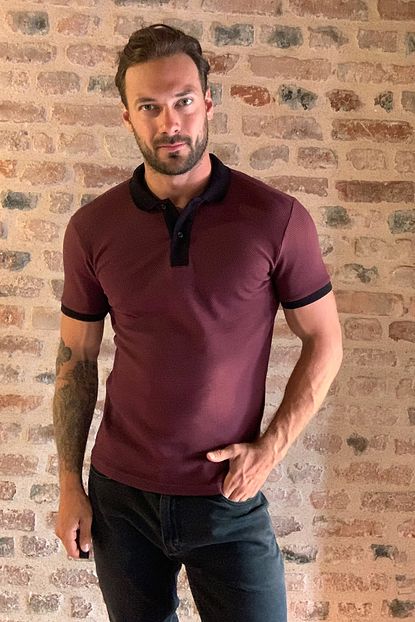 Trendyol Man Bordo Erkek Polo Yaka T Shirt Tmnss20po0208 Trendyol