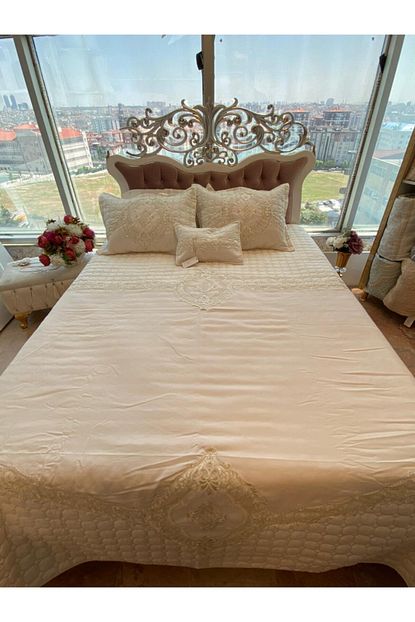 Royal Home Marlyn Kapitone Yatak Ortusu 4 Parca Trendyol